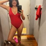 Shenaz Treasurywala Instagram - Dressing room diaries! Australia has the best shopping for beach lifestyle which is my ideal lifestyle ❤️🏄‍♀️ Swimwear and surf-wear, there is nowhere in the world better! And you know me. I can never decide. So much choice always makes me freeze! I can’t pick. Help me!!! Bondi Junction