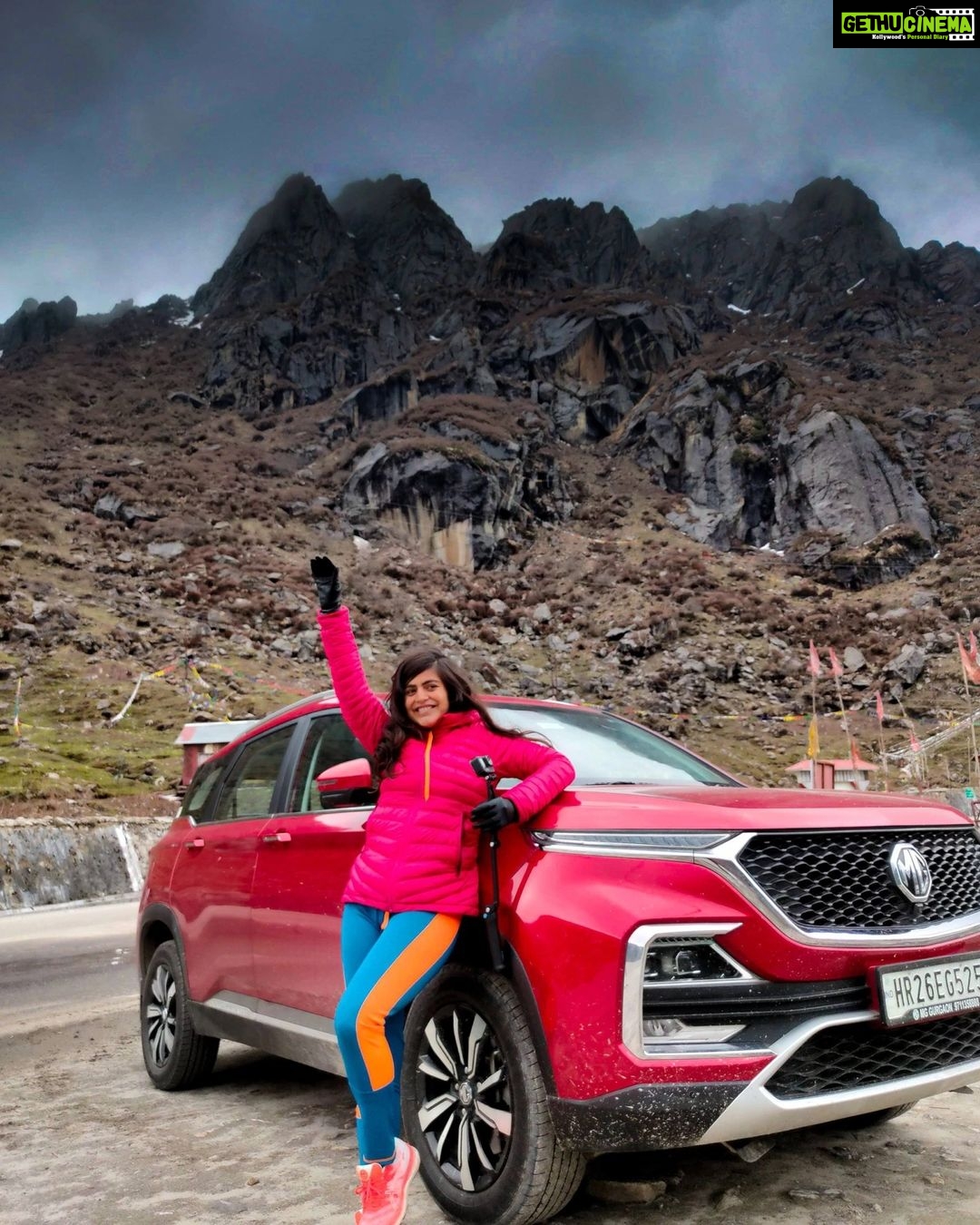 Shenaz Treasurywala Instagram - Answer any one - Whats been your favourite road trip in the past or what's your dream road trip for the future?? My two months in the North East were an absolute dream come true. Here I am in Sikkim with my best friend and road trip partner @mgmotorin #roadtrips #travelwithshenaz #traveldiaries #incredibleindia #ad