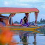Shenaz Treasurywala Instagram - What's a place you visited as a kid that you went back to or still want to go back to as an adult? For me it was Kashmir!! I remember it so clearly as a child. The snow capped mountains, the shikara ride! But everytime I planned to go back my mom got very nervous because of the unfortunate situation in Kashmir for so many years. FINALLY this year I mentioned it again and she smiled. So I spontaneously packed a bag, bought a ticket and went for my birthday!! Kashmir has been a dream, even prettier than I remember it. Everywhere I put my camera it is like a painting. I'm so thrilled I was able to go back and explore this piece of heaven- Jannat as they call it :)) Thanks for your help in shooting @_wandererrrrr @tourismoutlook @farazbanday Outfit by @tul_palav #kashmir #travelwithshenaz #incredibleindia #dallake