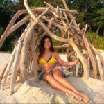 Shenaz Treasurywala Instagram - What's the best place to visit for solo, single travelers? :) Blooper reel #honeymoondestination #honeymoonvibes #Romantic #andamans #havelockisland Trying comedy 🤣