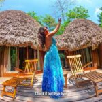 Shenaz Treasurywala Instagram – Tell me how can we be more green and eco friendly when we travel?
I feel there are many ways to be green while traveling-
Eat like the locals
Buy local
Using public transport while there
But the best way is to stay in an Eco Friendly Hotel like @barefootintheandamans
Carry your own water bottle
Tell me some more???
Booked on @makemytrip
@janelovestowander I’m sure you have some ideas for sustainable!! Since you helped me with my itinerary ❤️🙏🏾
One of the best things about @barefootintheandamans
They didn’t cut down the trees but made these huts within the forest.
The huts here are made from the leaves and the wood from trees that are already dead in the forest.
This hotel is doing the Andaman giveaway so make sure you watch and comments on all the @barefootintheandamans videos if you are keen to win this one ❤️
#travelwithshenaz #travelhotelsmiles
#cabininthewoods #villa #cottage #jungle #wild #intothewild #Travel Havelock Island