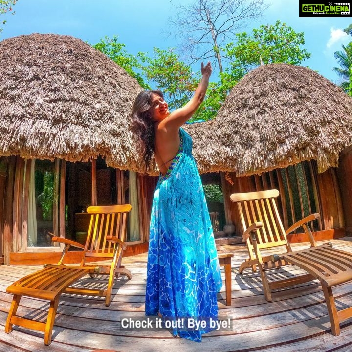 Shenaz Treasurywala Instagram - Tell me how can we be more green and eco friendly when we travel? I feel there are many ways to be green while traveling- Eat like the locals Buy local Using public transport while there But the best way is to stay in an Eco Friendly Hotel like @barefootintheandamans Carry your own water bottle Tell me some more??? Booked on @makemytrip @janelovestowander I'm sure you have some ideas for sustainable!! Since you helped me with my itinerary ❤️🙏🏾 One of the best things about @barefootintheandamans They didn't cut down the trees but made these huts within the forest. The huts here are made from the leaves and the wood from trees that are already dead in the forest. This hotel is doing the Andaman giveaway so make sure you watch and comments on all the @barefootintheandamans videos if you are keen to win this one ❤️ #travelwithshenaz #travelhotelsmiles #cabininthewoods #villa #cottage #jungle #wild #intothewild #Travel Havelock Island