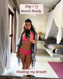 Shenaz Treasurywala Instagram - What is your relationship with your body? 

When I was growing up there was no such term as “body positivity”

 For years I was so mean to my body. In my 20s, I used to starve all day, stuff my face at night and wake up guilty and hating myself. This was my pattern. 

I was always mean to my belly, my thighs. I used to talk down to my body. 
It was a toxic relationship! 

Even now, when my belly sticks out, I get mad at myself and have to remind myself - to be nice. Be nice to your cute belly Shenaz :) 

It’s been an up and down relationship through the years and I wish I could say I am finally in a place where I don’t care. But I do! 
Not as much of course but I do care -a little. 

Yes, I eat a lot but I am very careful about what I eat. I still make sure I do some form of exercise at least 5 times a week. 

I work hard to keep this body strong and healthy and aesthetic. And I am proud to say that - I can still wear a bikini 👙 today and feel sexy!!! 

Are you nice to your body? Talk to me.
