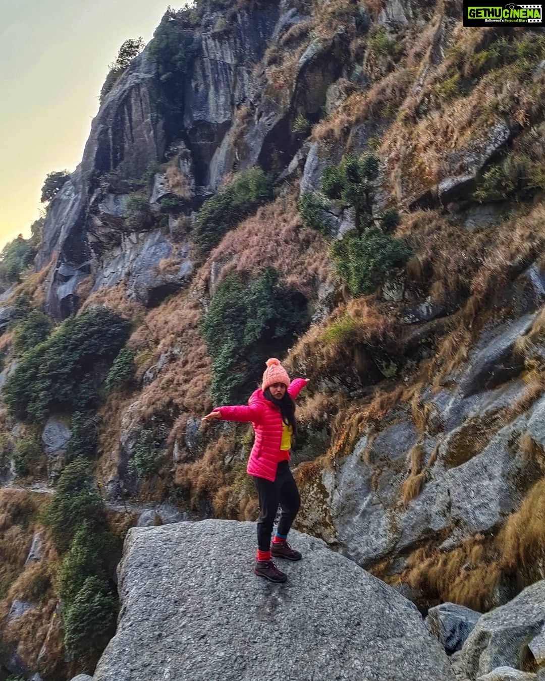 Shenaz Treasurywala Instagram - Urgent! Need your help. Lost my go pro with all my himachal footage while doing the Triund Trek today. I think it fell out of my bag on one of these boulders half an hour from the top. If anyone finds it pls DM Thanks!!! I am.confindent with your help I will find it..Met so many wonderful people today on the trek ❤️ #mygreatindianroadtrip @goproindia