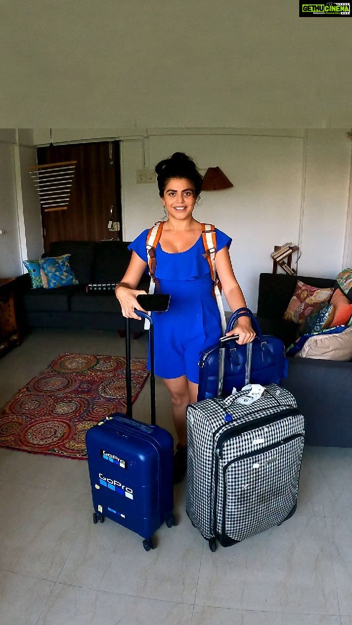 Shenaz Treasurywala Instagram - What are your tips for travelling light? Can you guess what tiny object I slipped in for my trip? Reply in the comments. Big reveal October 13th. #travelwithshenaz #travelhotelsmiles