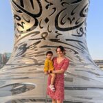 Shikha Singh Instagram - The museum of future with my future ❤️ #happybirthday #happy #us #2 #alaynaturns2 #family #aquarium #dubai #happiness #gratitude #love #instagood #instagram #insta #blue #baby #babiesofinstagram #babygirl #cute #love #tourism #tour #memories #memoriesforlife #happytogether #mommy #daddy #motherdaughter #daddydaughter #daddyslittlegirl #timeflies
