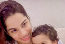 Shikha Singh Instagram - Does your kid too copy you & imitate you in front of others !! Adorable 🥰 But be careful of what you speak in front of your toddler as they are like a sponge and will be a reflection of you are!! #baby #babygirl #us #family #toddler #toddlerlife #mom #mommy #mother #motherdaughter #motherdaughter #grateful #reelsinstagram #reels #reelsvideo #instagood #instagram #insta #instalove #cutebaby #babies #babiesofinstagram #thankyou