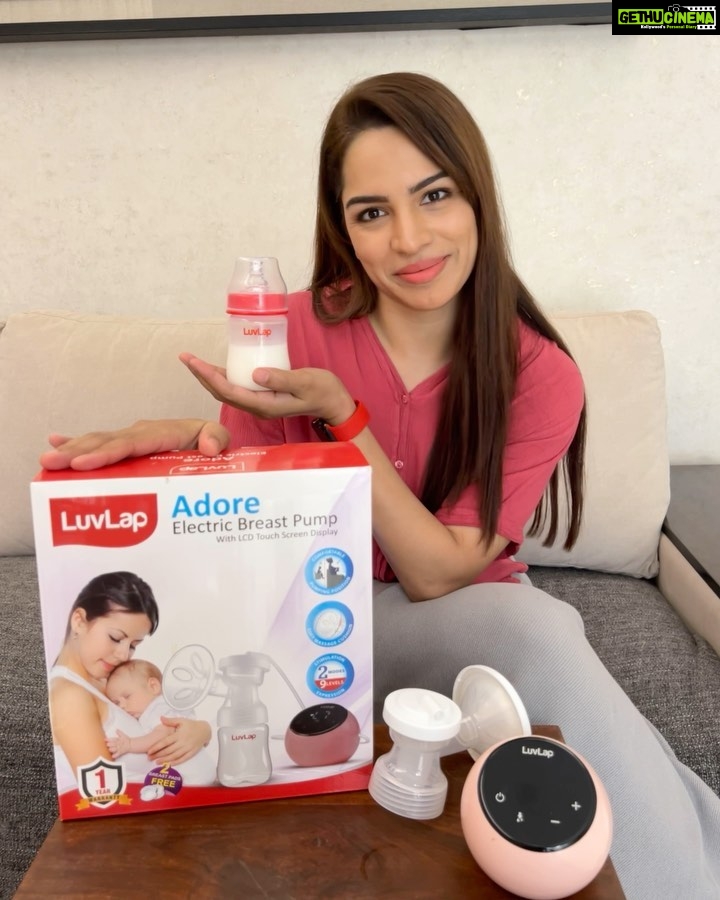 Shikha Singh Instagram - Breastfeeding is a mothers gift to herself and her baby. Breastfeeding provides the right nutrients to the newborn and breastmilk is also known as liquid gold for the right reasons. I feel lucky that I’ve been able to breastfeed @alaynasinghshah and I continue to do so till I can to make sure she gets all the best nutrients from me. Found this @luvlap.in Adore electric breast pump which has such awesome features which will really help you with all your breastfeeding woes as a new mom. Link to buy the Luvlap Adore Electric Breast Pump is below: Adore Electric Breast Pump- https://www.amazon.in/dp/B084GH6NHB #breastfeeding #breastpump #mothersmilk #babyfeeding #adoreelectricbreastpump #breastfeedingmom #breastfeedingmama #breastmilk #trending #mom #breastfeedingmum #breastfeedingmommies #breastfeedinglife #harmaakilifeline #parenting #parentinglife #parentinggoals #parentingblogger #babycare #babycareessentials #baby #newborn #toddler #indianmomblogger #mommy #motherlove #mother #luvlap