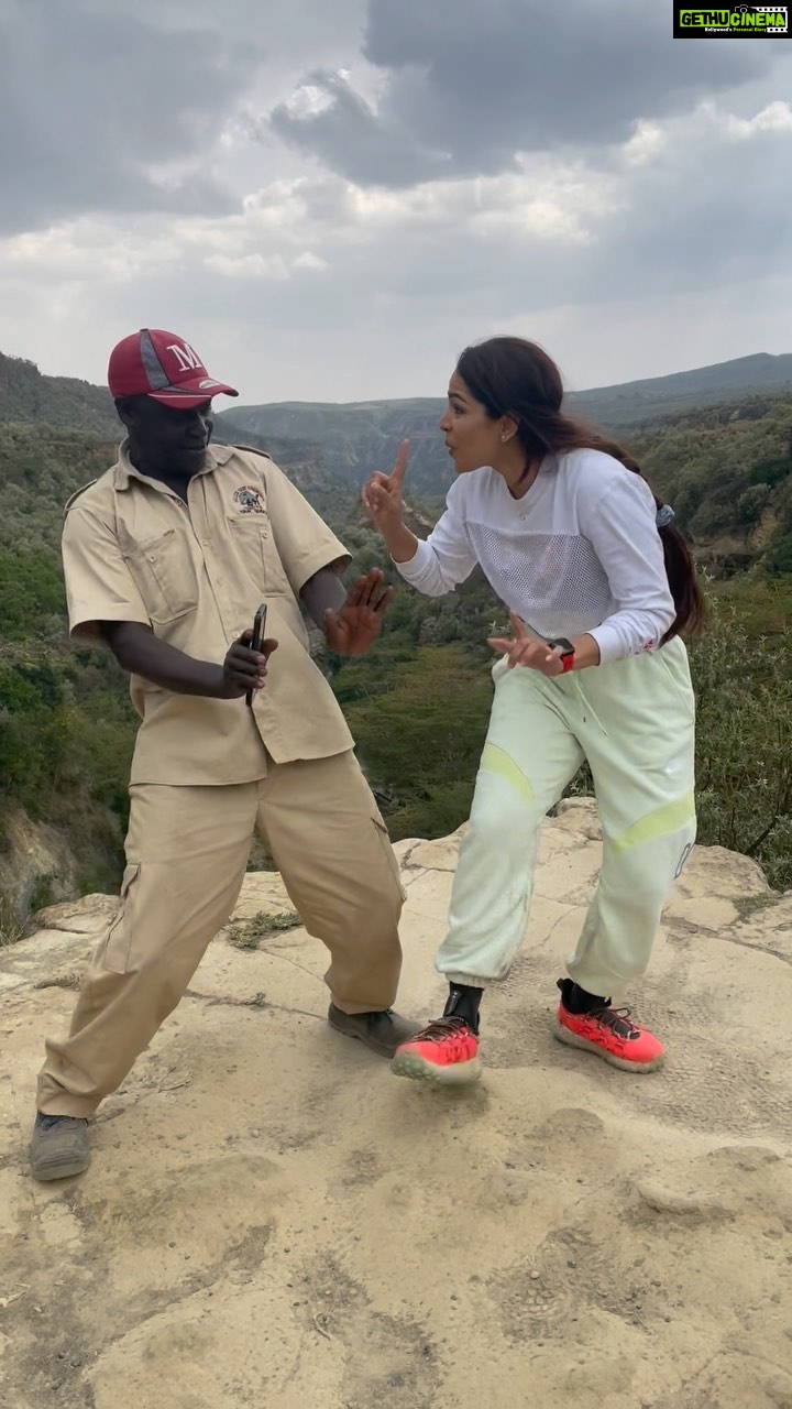 Shikha Singh Instagram - Baby Calm down ! Literal calm down vibes in this country! ❤️ People in Kenya are so warm, humble & helpful. Love the place and warmth and then this guide we had at Hells Gate National Park named David was a sweetheart. #baby #calmdown #calm #kenya #hellsgatenationalpark #guide #tourist #traveller #reel #reels #reelsinstagram #reelsindia #fun #funny #funnyvideos #dance #travel #insta #instagram #instamood #love #lovelife #live #laugh #grateful #blessed #thankyou #asantesana #bekind #beyou