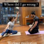 Shikha Singh Instagram - When your trainer loves to torture you or is a show off @jayesharora1998 🤔 #fitness #fitnessmotivation #fit #fitnessgirl #workout #sweatitout #gym #fitnessjourney #exercise #exercises #noexcuses #noexcuse #maketime #beyou #fitmom #fitandfabulous
