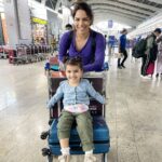 Shikha Singh Instagram - Just a mother & daughter getting on a flight ✈️ #us #mommy #mother #baby #babygirl #babiesofinstagram #motherdaughter #travel #travelling #flight #plane #happy #blessed #thankyou #love #live #laugh