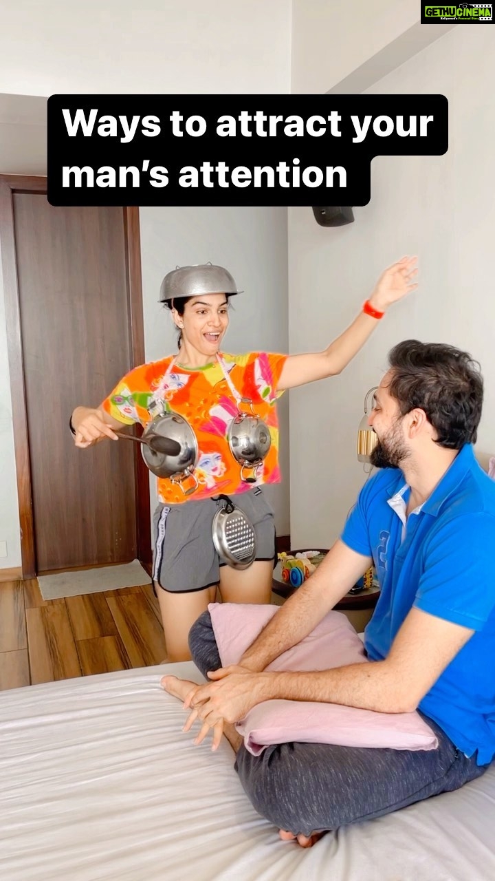Shikha Singh Instagram - Not getting enough attention from your partner ?? TRY THIS ! And then leave a comment below how did it go ?? #couple #funny #fun #reels #reel #reelit #reelitfeelit #reelkarofeelkaro #hot #boyfriend #husbandandwife #husband #enjoy #enjoylife #love #live #laugh #laughter #insta #instagram #instamood #instagood #funnyvideos #funnymemes