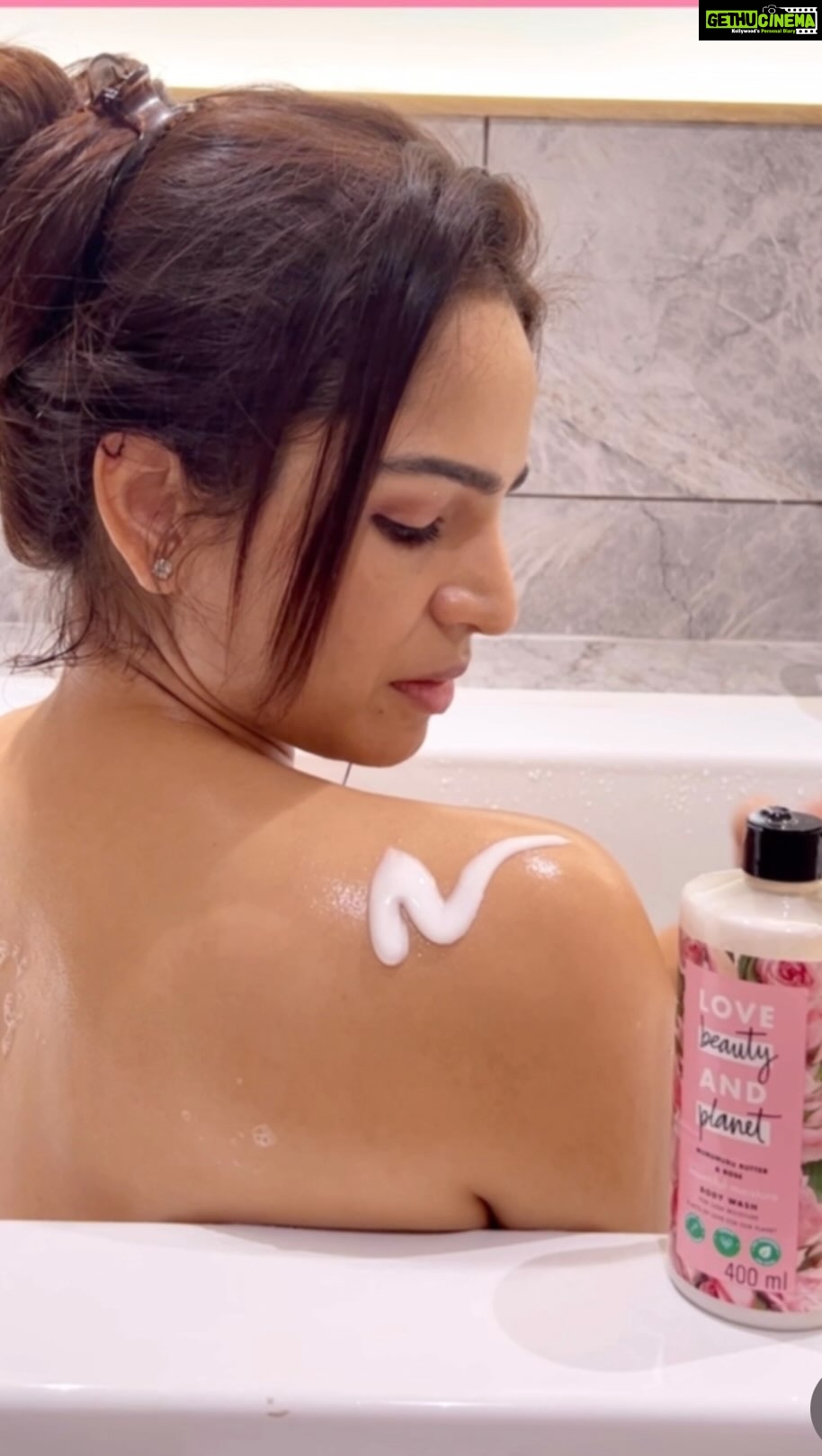 Shikha Singh Instagram - Date night or not, I use these products as my go-to to feel fresh, hydrated & glowing all day long Want to know my secret? I found @lovebeautyandplanet_in Murumuru Butter & Rose Body wash & lotion and I’m absolutely in love with it. The ethically sourced pure rose oil from Bulgaria leaves a long lasting fragrance making me smell like a rose throughout the day The ethically sourced Murumuru butter from Amazon gives that extra nourishment that my skin needs. The body lotion leaves my skin glowing with its lightweight 24hr hydration making me feel super soft just like my baby. Plus points- No sulphates, parabens, dyes & on top of that 100% Vegan & cruelty free. Do check it out & trust me you will love every bit of it & make your partner fall in love with you all over again with its fragrance ❤️ #LoveBeautyAndPlanet #BulgarianRose #SmallActsofLove #VeganBeauty #SustainableNaturalBeauty #CleanBeautyIndia #NaturalIngredients #BodyCareRoutine #ShowerRoutine#SkinCareRoutine #DrySkin #bodywash