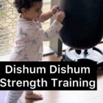 Shikha Singh Instagram - My 2 year old Dhaakad Baby @alaynasinghshah ❤️ Ways to make your baby tired and meanwhile inculcate the habit of exercise in them. Just our regular exercise routine 😇 #us #motherdaughter #babiesofinstagram #baby #girl #babies #momlife #mom #mommy #mother #babygirl #cute #strong #strongwomen #just #reel #reels #reelsinstagram #reelkarofeelkaro #reelitfeelit