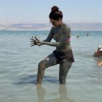 Shikha Singh Instagram – Nature at its best – Dead Sea in Israel. Just keep floating and the skin becomes so good post that ❤️