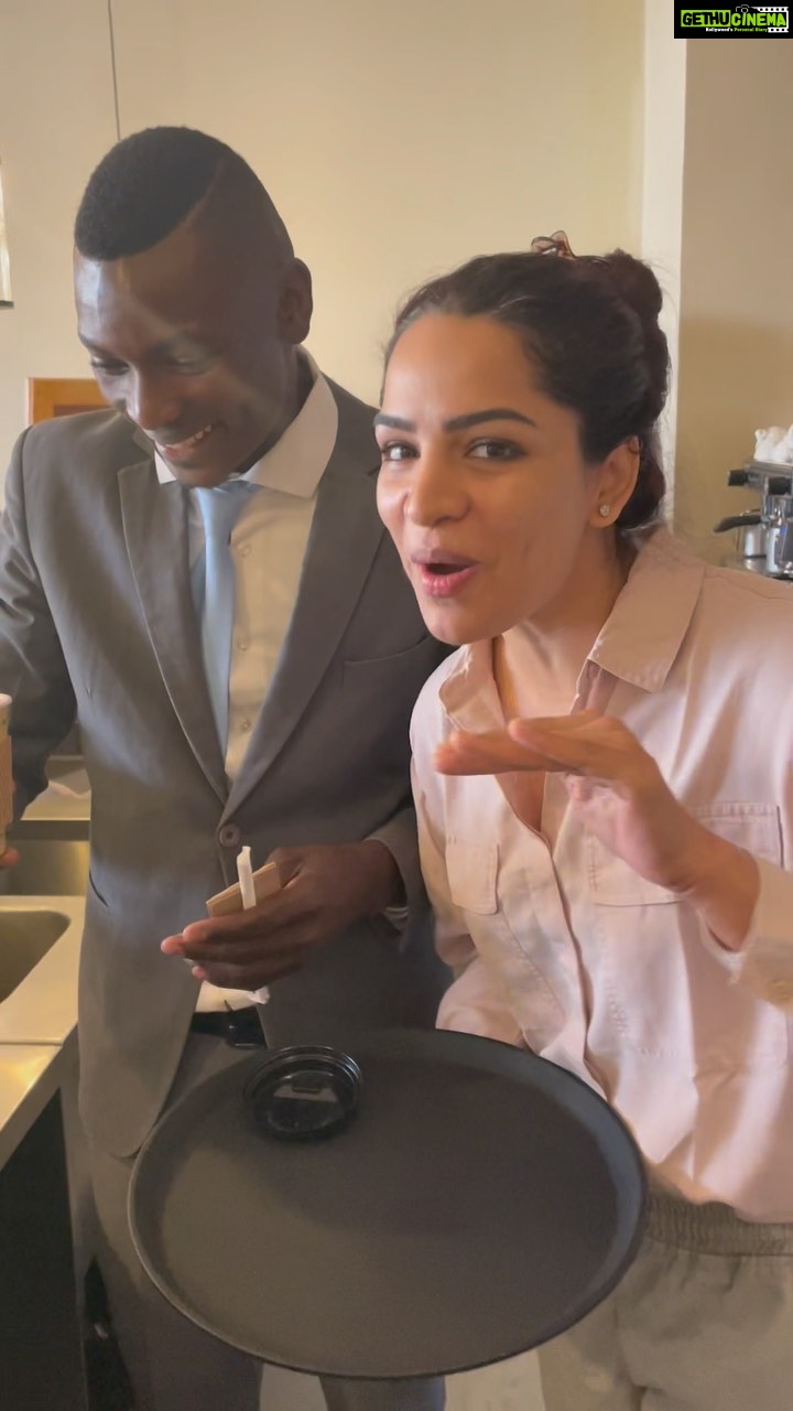 Shikha Singh Instagram - Serve the ones who serve us ! Life is a give & take & we feel blessed to have received so much love from all around the world. It is indeed a wonderful world ❤️ This is Daniel who made sure our stay was fabulous in Nairobi so it was his coffee break time so I made his coffee and took it for him. Little things in life goes a long way. Love is all we need ❤️ #gratitude #hospitality #nairobi #nairobikenya #vacation #tourism #travel #kind #kindness #bekind #blessed #coffee #instagood #instagram #insta #instadaily #live #love #laugh #thankyou #serve