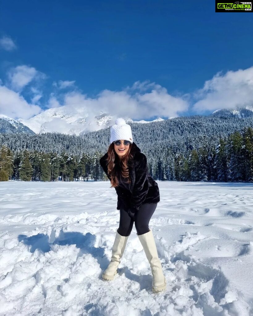 Shiny Doshi Instagram - Let it snow ❄️ #kashmir #kashmirdairies #snow #nature #beauty #peace #snowday #pinetrees #happiness #shinydoshi Visit my kashmir