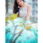 Shiny Doshi Instagram - 🌸🌸🌸 Outfit - @neerusindia Styled by @nehaadhvikmahajan Shot by @smileplease_25 #ethnicwear #flowery #indianwear #indowestern #shinydoshi