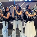 Shivangi Khedkar Instagram - DND! I am busy saving the world 😎 My first VR gaming experience @zerolatencymumbai Must try !!! @vegastar.entt @connektingdotsindia #vrgaming #theriputic #marveluniverse #superfun Zero Latency India - Mumbai