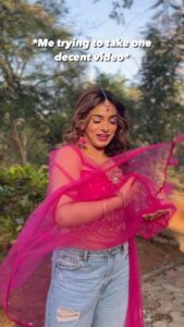 Shivani Jha Instagram - Always! Always! #reels #shivanijha #ootd #oops #bts #naagin6 #blooper