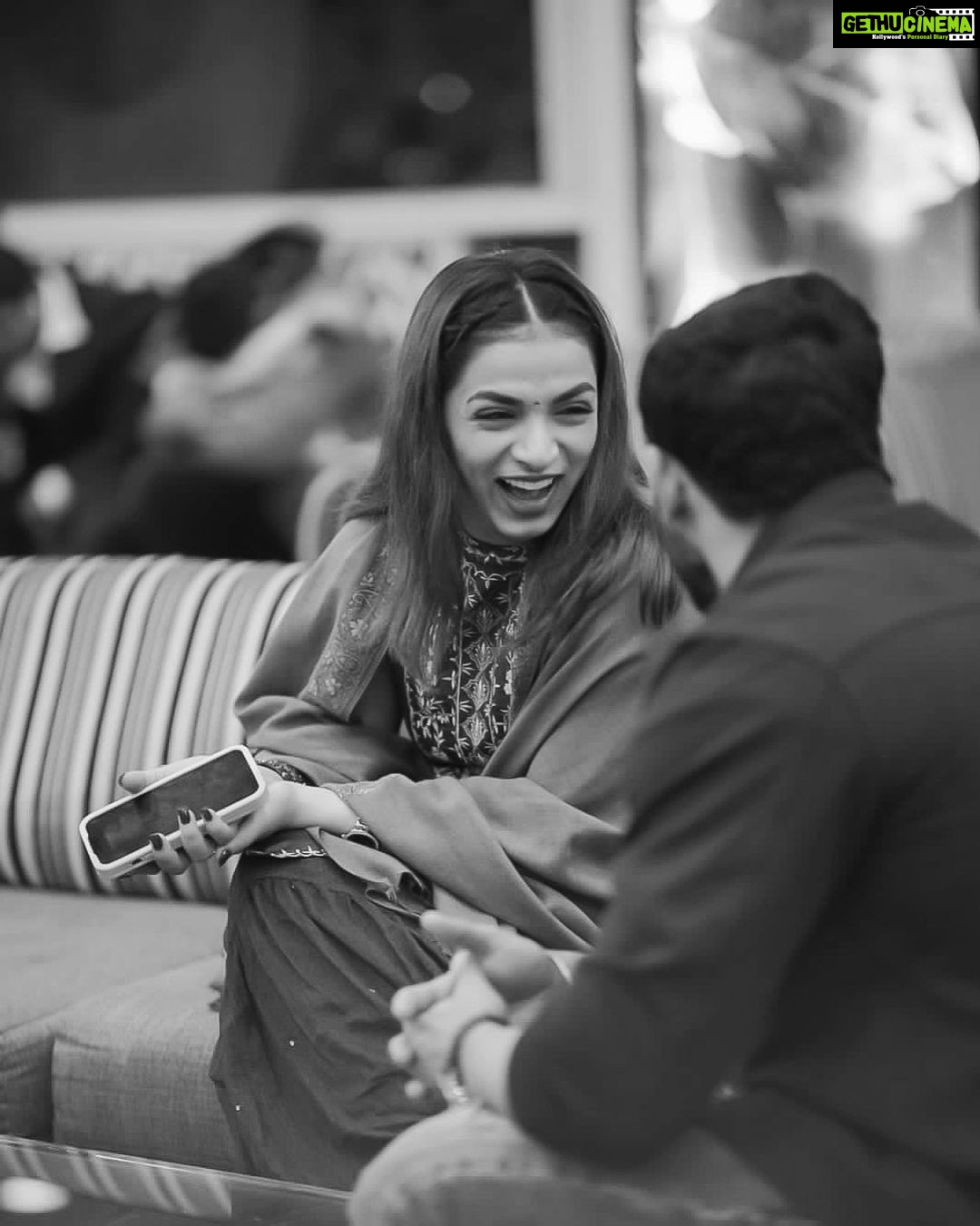 Shivani Jha Instagram - Literally my face 24/7 🙈 when I’m with @leenesh_mattoo ♥️
