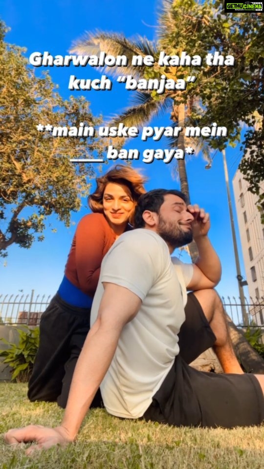 Shivani Jha Instagram - Aap kya bane apne pyaar mein ? Mai to mazak ban k reh gaya @bee_vani_ #leenesh_mattoo #shivanijha #leevani #instagram #trendingreels #funnyreels #couplegoals