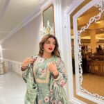 Shivani Jha Instagram - Style is a way to say who you are without having to speak. Wearing this gorgeous suit from @shivannishiralli 😍 #explore #trending #ootd #outfitoftheday #style #fashion #jammu #indian #jammukashmir #velvetdress #shivanijha Jammu