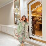 Shivani Jha Instagram - Style is a way to say who you are without having to speak. Wearing this gorgeous suit from @shivannishiralli 😍 #explore #trending #ootd #outfitoftheday #style #fashion #jammu #indian #jammukashmir #velvetdress #shivanijha Jammu