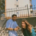 Shivani Jha Instagram - He went full 360 😂 @leenesh_mattoo ❤️ #reels #explore #trending #reelitfeelit #dancereels #dance #trend #leeneshmattoo #leevani #shivanijha