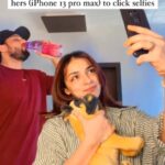 Shivani Jha Instagram - Dont judge me 🤣🤣🤣🤣 @bee_vani_ ❤❤❤ #leenesh_mattoo #shivanijha #explore #instagram #trendingreels #comedy #couplegoals