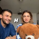 Shivani Jha Instagram - On public demand @bee_vani_ #reels #explore #viral #couplechallenge #alphabetchallenge #games #leeneshmattoo #shivanijha #leevani