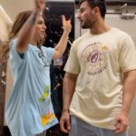 Shivani Jha Instagram - Ufffff😂😂😂😂 @leenesh_mattoo ❤️🫶🏻 #reels #explore #leeneshmattoo #shivanijha #leevani #relatable #relationshipgoals #magic