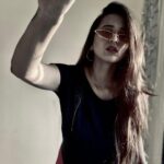 Shivani Surve Instagram – They say, ‘Love is blinding,’ so that’s why I’m wearing sunglasses.”😎🖤