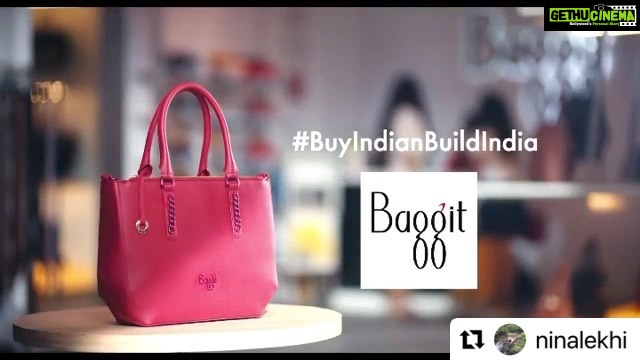 Shivani Surve Instagram - It's indeed a dream come true to lead Baggit in its mission to boost and promote India's skilled craftsmen whose efforts are etched in Baggit's versatile, homegrown designs and styles that are now part of the global fashion arena. We've been instilling a sense of pride, belongingness, and true Indianness for the last 30 years. We urge every Indian to #BuyIndianBuildIndia and carry the Indian artistry and finesse on their shoulders with pride! #madeinindia #baggit #bag #handbag #homegrownbrand #shoplocal #vocalforlocal #indianbrand #makeinindia #atmanirbharbharat #selfreliantindia #30yearsofmadeinindia #proudlymadeinindia