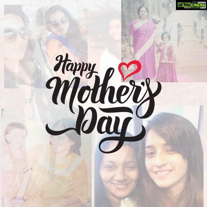 Shivani Surve Instagram - Thanks for making this world so full of love! LOVE YOU AAI ♥️🤗 #HappyMothersDay to all mothers!