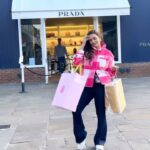 Shivani Surve Instagram - Cause this photo has its own rhythm 🫢 . #shoptillyoudrop #bicstervillage #london🇬🇧 Bicester Village