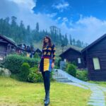 Shivya Pathania Instagram – Just a kala Tika on Natures Beauty🧿
A Day well spent @woodays_resort 
#unfiltered #unaltered Life ❤️ Woodays Resort