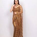 Shraddha Arya Instagram - Draped in Grace & Glamour ⭐️ #AboutBlastNight Style : @kmundhe4442 Outfit : @thefrontrowcouture @limelessmedia 📸 : @_rkfotografo Jewelry: @aquamarine_jewellery