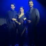 Shraddha Arya Instagram - Tippy Tippy Tap… No Matter What Occasion It is You’ll See Us In Black! #lol Alongside The Two (Out of Three) Cool Men In My Kundali ;)
