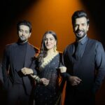 Shraddha Arya Instagram - Tippy Tippy Tap… No Matter What Occasion It is You’ll See Us In Black! #lol Alongside The Two (Out of Three) Cool Men In My Kundali ;)