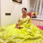 Shraddha Arya Instagram – Happy Karwachauth & Love To All! ❤️ 

Lehenga: @gopivaiddesigns 
#Grateful