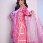 Shraddha Arya Instagram - Wearing: @gopivaiddesigns Jewelry: @aquamarine_jewellery Photography: @abhay_r_kirti Managed by: @knackfortalent