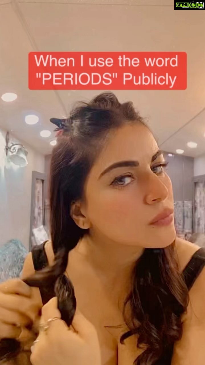 Shraddha Arya Instagram - Nahi #SharamNahiNAati 🙄 , Period is a natural phenomenon & not a subject of Taboo. #GrowUp #SayItOutLoud #DialougeReels #shraddhaarya #Period