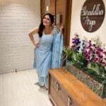 Shraddha Arya Instagram - Posing Pretty! #HappyRakshaBandhan 🧿 Suit: @pomcha_jaipur