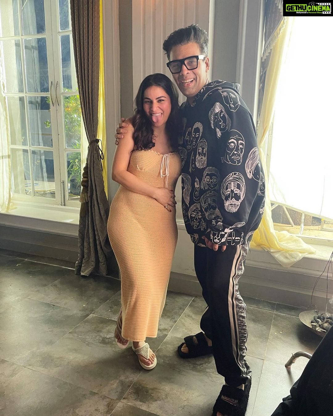 Shraddha Arya Instagram - All In A Day’s Work ❤️🧿 @karanjohar