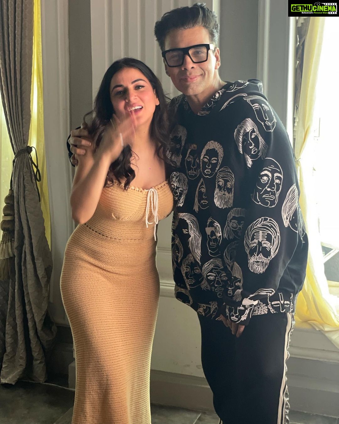 Shraddha Arya Instagram - All In A Day’s Work ❤️🧿 @karanjohar