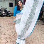 Shraddha Arya Instagram – Summer sum up! 🌧 🧿
#cottonSaree #saree #ShraddhaArya #KundaliBhagya