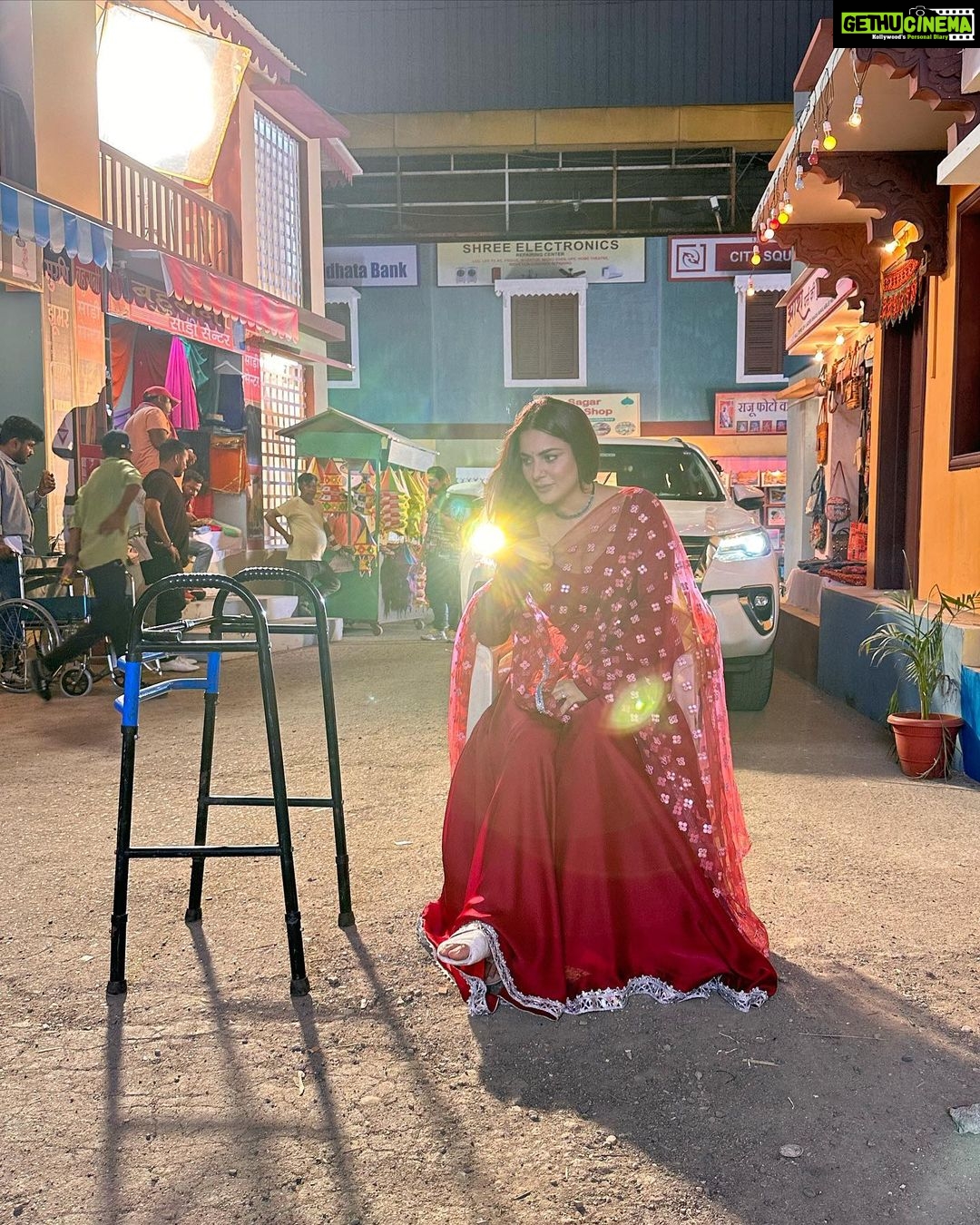 Shraddha Arya Instagram - #ShootDiaries❤️