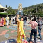Shraddha Arya Instagram – Jai Vasudev 🙏🏻 #GovindaGovinda Simachalam Temple Vizag