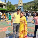 Shraddha Arya Instagram – Jai Vasudev 🙏🏻 #GovindaGovinda Simachalam Temple Vizag